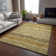Premium Machine Washable Prisco Gold Rug