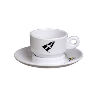 Brinkerhoff Melamine Espresso Cup and Saucer