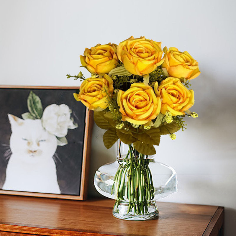 Faux fleurs artificielles pour la maison, B