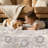  Dagmar Machine Washable Area Rug Abstract Modern Low Pile Indoor Carpet Neutral Non-Slip Backing Floor Mat for Bedroom Dining Room Farmhouse Home Office-755991377-750314827