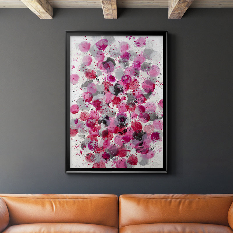Bouquet de qualité supérieure, reproduction encadrée prête à être accrochée, L 26,5 po x H 36,5 po, Noir