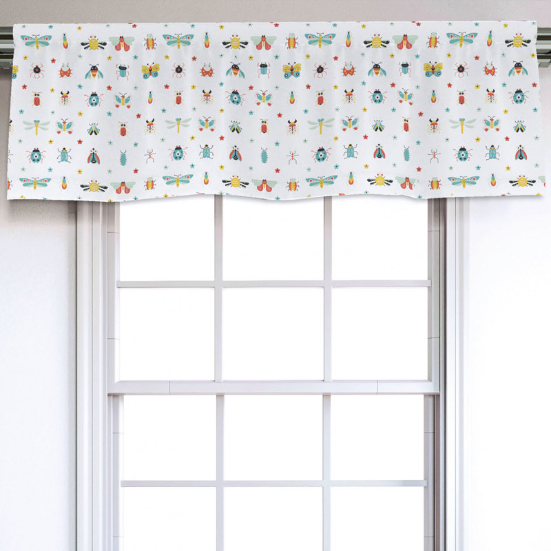 Sateen Ruffled Window Valance