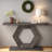 Ethereal 55.1" Farmhouse Wood Console Table-316320002