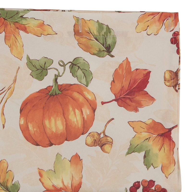 Abóbora Collection Floral Shower Curtain