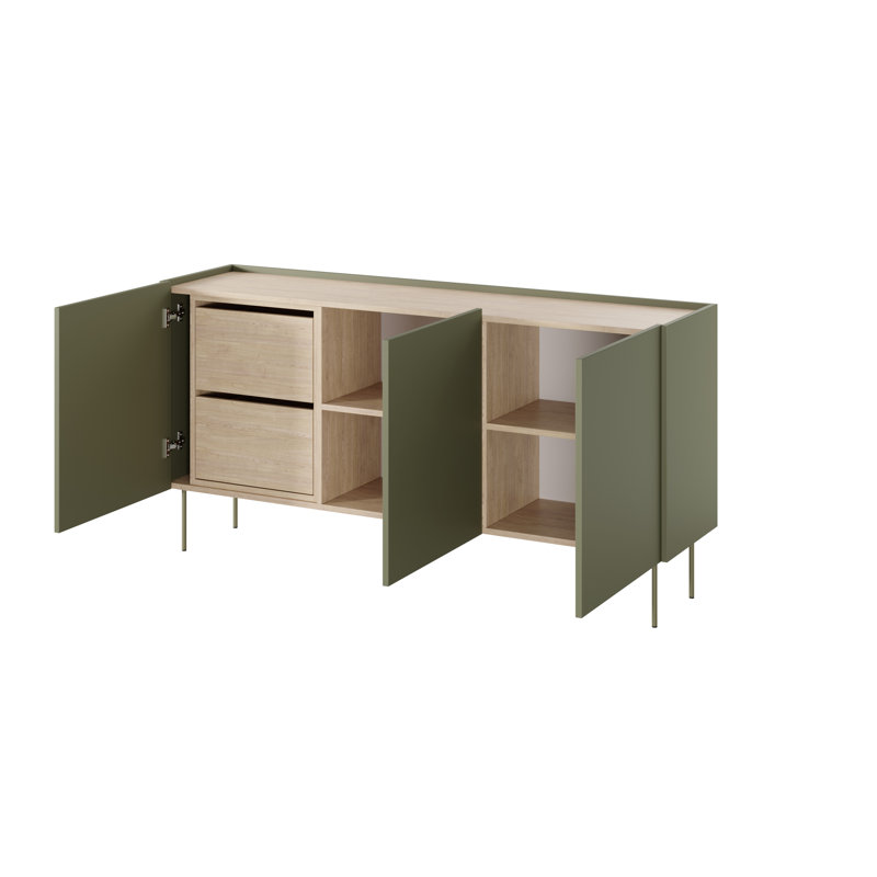 Carlitha 170cm Sideboard, Olive