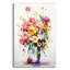 Art mural en verre Winston Porter «Vibrant Bouquet» par Design Fabrikken, 16 po x 24 po