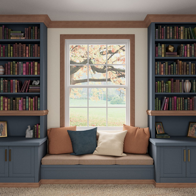 WM291 - Americraft Crown Solid Hardwood Moulding, 4"H x 3 1/2"P x 5 1/4"F x 96"L, Stain Grade Sapele Mahogany, Sapele