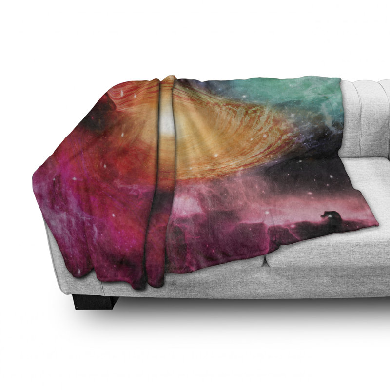 Hand Woven Throw Blanket, 60" W x 80" L
