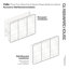 Three Door Steel Frame Square Shape Medicine Cabinet-90628779