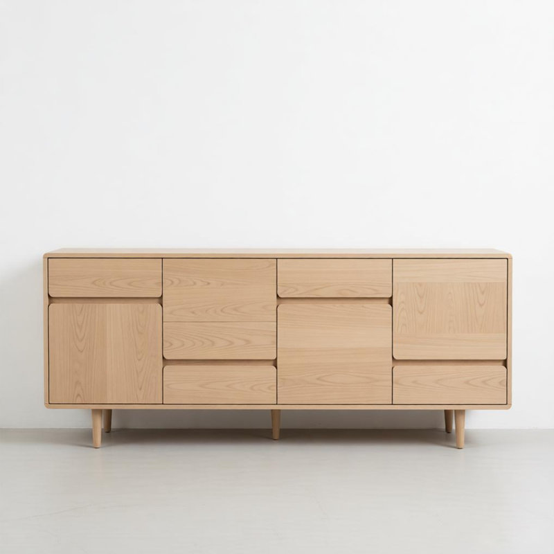 Armoire de rangement moderne et luxueuse, H 31,5 po x l 70,86 po x P 17,72 po