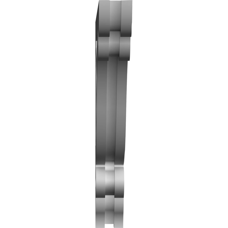 Corbeau en PVC de qualité architecturale Marshall, H 14 po x l 14 po x P 1,875 po