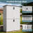 4 Ft. W X 2 Ft. D Outdoor Resin Vertical Storage Shed-109026530