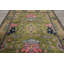 Tapis multicolore en laine noué à la main Oushak William Morris vert, rouille-101212847
