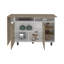 Îlot de cuisine avec armoire de rangement Korega