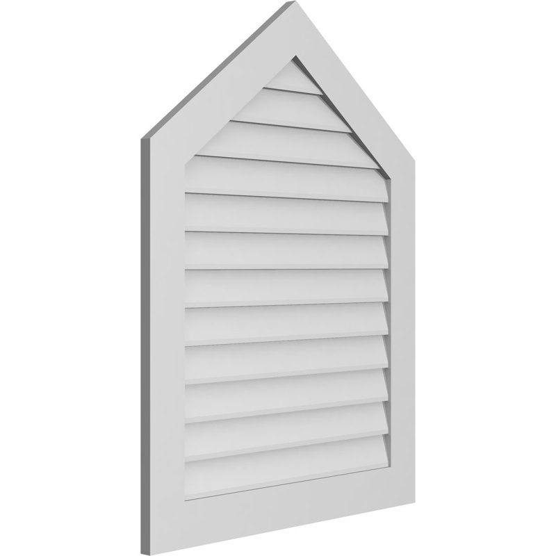 Ventilateur à pignon en uréthane non-fonctionnel Signature, H 42 po x l 32 po x P 1 po, 9/12
