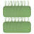 Honeycomb Memory Foam Non-Slip 16" x 16" Chair Cushion Pad with Ties-603350473-656944978