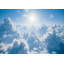 Murale paysage pelez et collez - Rayons de soleil chauds-741310186