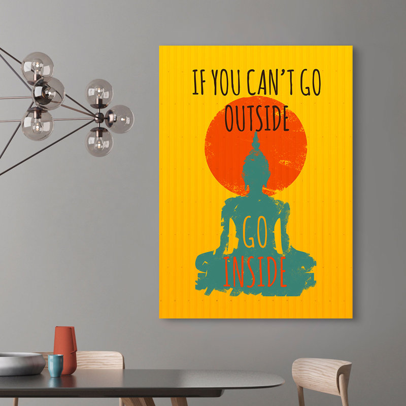 Go Inside by Masterfunk Collective - Wrapped Canvas Print, 70cm H x 50cm W x 4cm D