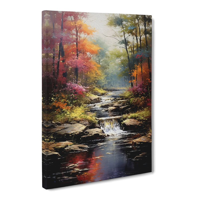 Landscape Impressionism No.3 - No Frame Art Prints - Wrapped Canvas