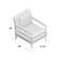 Fauteuil Leslie