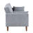 Modern Gray 84" Convertible Sleeper Sofa with Elm Wood Frame-1650724610