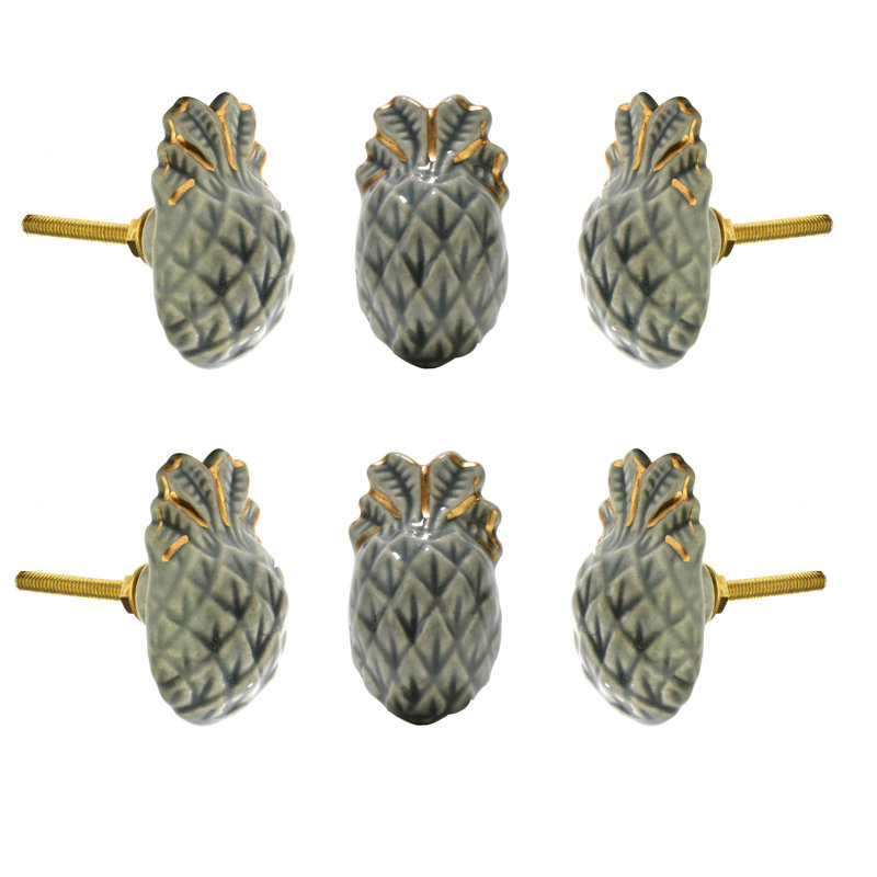 2.25" Length Pineapple Novelty Knob Multipack