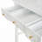 Spacious Storage Vanity Desk with Reversible Four-Leaf Mirror & Cushioned Stool