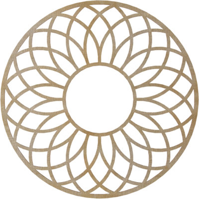 Médaillon de plafond en bois ajouré Cannes