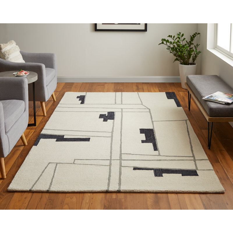 Gossner Hand Tufted Area Rug, Rectangle 12' x 15'