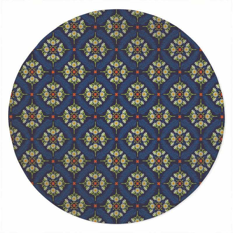 Eden Outdoor Rug, Round 5'