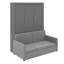 Grand lit escamotable avec coussin-1895428168