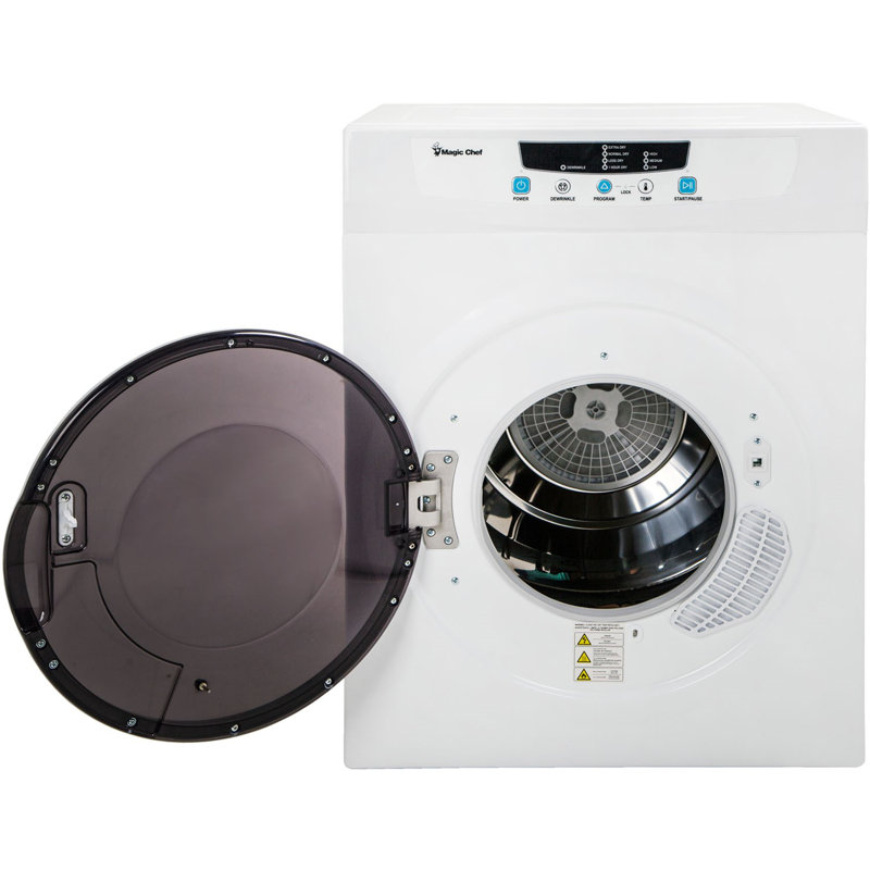Magic Chef 3,5-Cu. Pi. Sécheuse électrique compacte en blanc