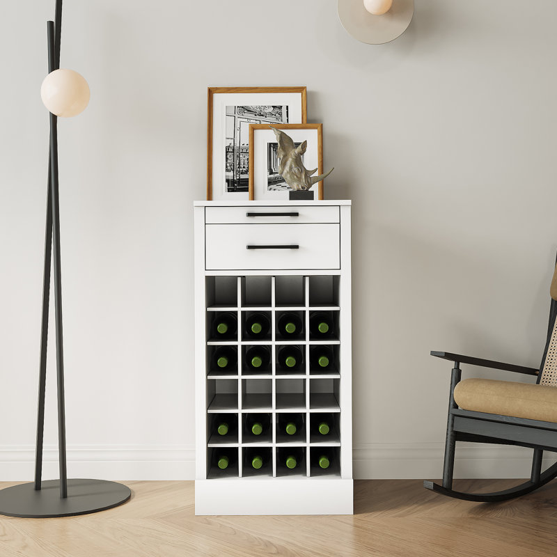 Buffet brun modulaire 24 pièces, Blanc