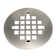 Universal 4-1/4 in. Snap-Tite Round Shower Strainer