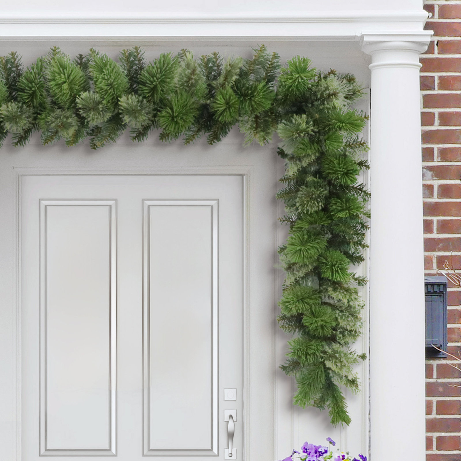 Oklahoma Pine Artificial Christmas Garland