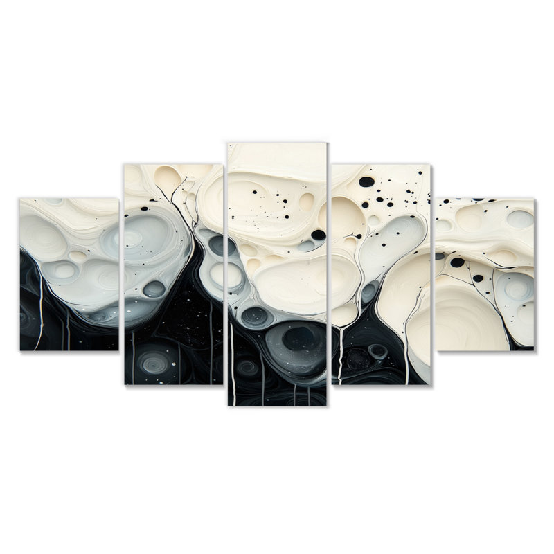 «Black Wave», art mural moderne