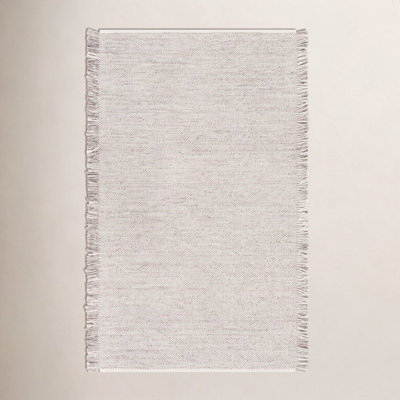 Hinton Taupe Cream Hand-Woven Outdoor Rug