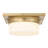 10-in Antique Brass LED Flush Mount-1715801621