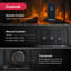 Dimplex Cassia Noir Large Optiflame Freestanding Electric Stove Fire, Black, 62 cm W