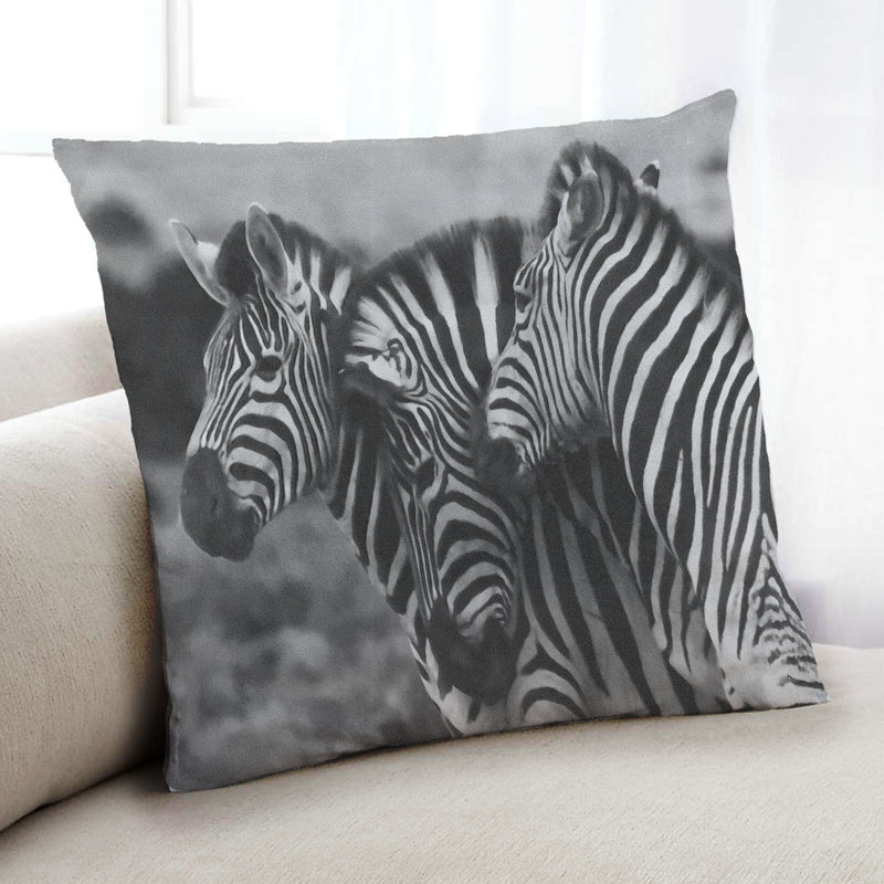 Coussin 7 animaux, Microsuède