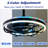 Dimmable 6-Speed Reversible DC Industrial Farmhouse Flush Mount Ceiling Fan with Light, Matte Black