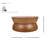 Franciscka Bernie Round Coffee Table, Java Brown