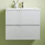 Clivia 600mm Single Bathroom Vanity with Drop In Ceramic Basin-768064879