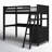 Adriel Kids Loft Bed with Drawers-769428265-769076960