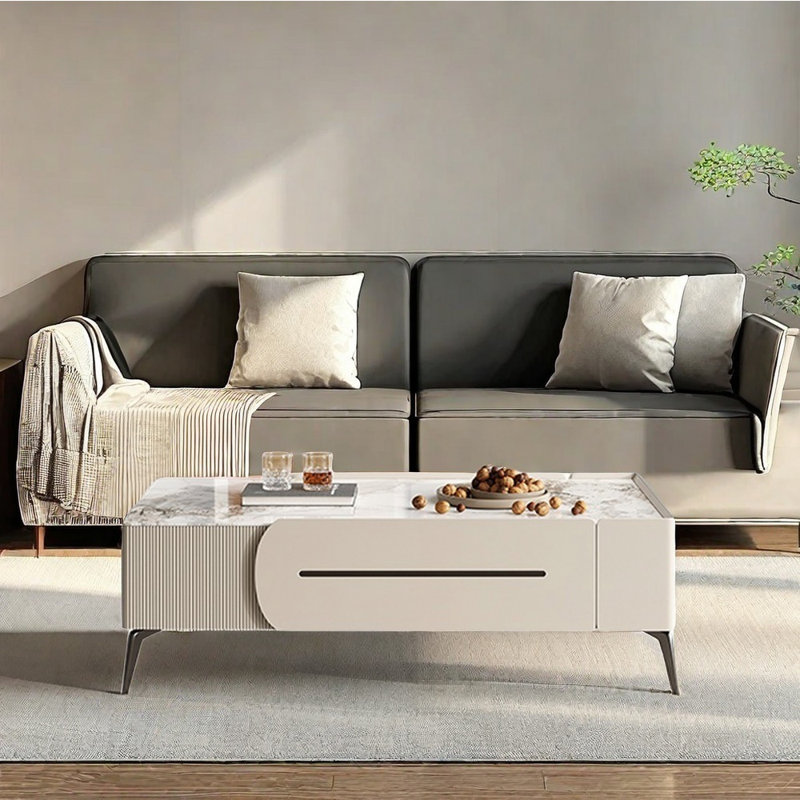 French style sintered stone coffee table
