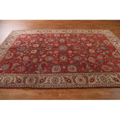 Tapis persan Tabriz à motif floral rétro 6 x 10