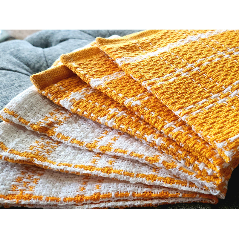 Cotton Stripe Jacquard Tea Towel Kitchen Towel