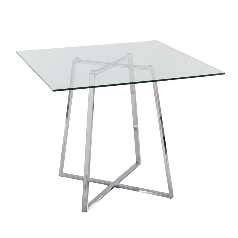 Table de salle à manger Cosmo, Chrome chrome