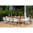Alyisa Rectangular Eucalyptus Outdoor Dining Table , 85'' in. W 37'' in. D