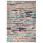 Tapis abstrait gris / turquoise / brun Riccio-342393349